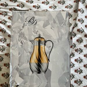 BD Two-Tone Stainless Pitcher - Gold & Silver Finish